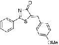 1272519-91-1 | (5Z)-5-[(4-
methoxyphenyl)methylene]-2-phenyl-4(5H)-Thiazolone