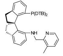 1298133-36-4 | (R)-N-((3-Methy
lpyridin-2-yl)me
thyl)-7′-di(3,5-di
-tert-butylphenyl
)phosphino-1,1′-spirobiindanyl-7
-amine 