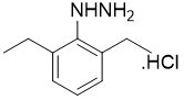 132370-95-7 | (2,6-Diethylphenyl)hydrazine hydrochloride