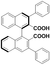 950889-62-0 | (1R)-3,3'-
diphenyl-[1,1'-Binaphthalene]-2,2'-dicarboxylic acid